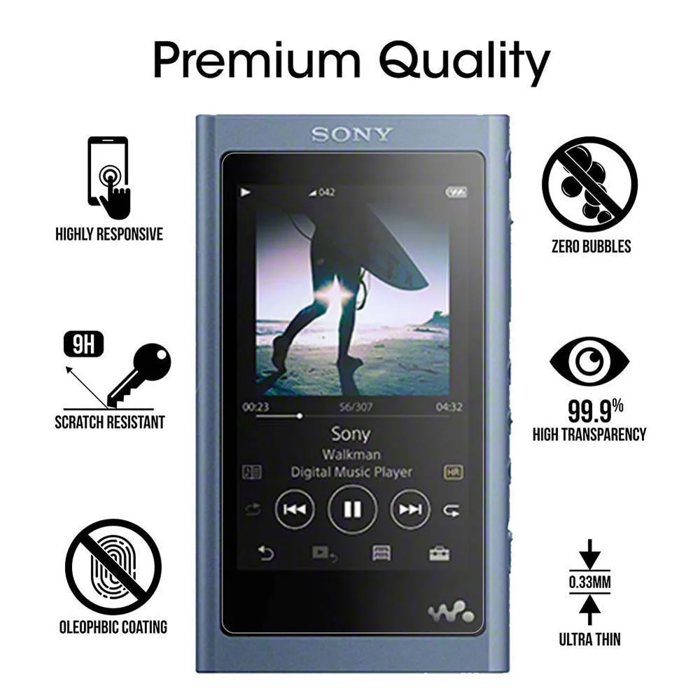 Running Camel Для sony Walkman NW-A50 защита экрана 9H Ультра прозрачная для sony NW-A55 A56 A57 защитная пленка из закаленного стекла