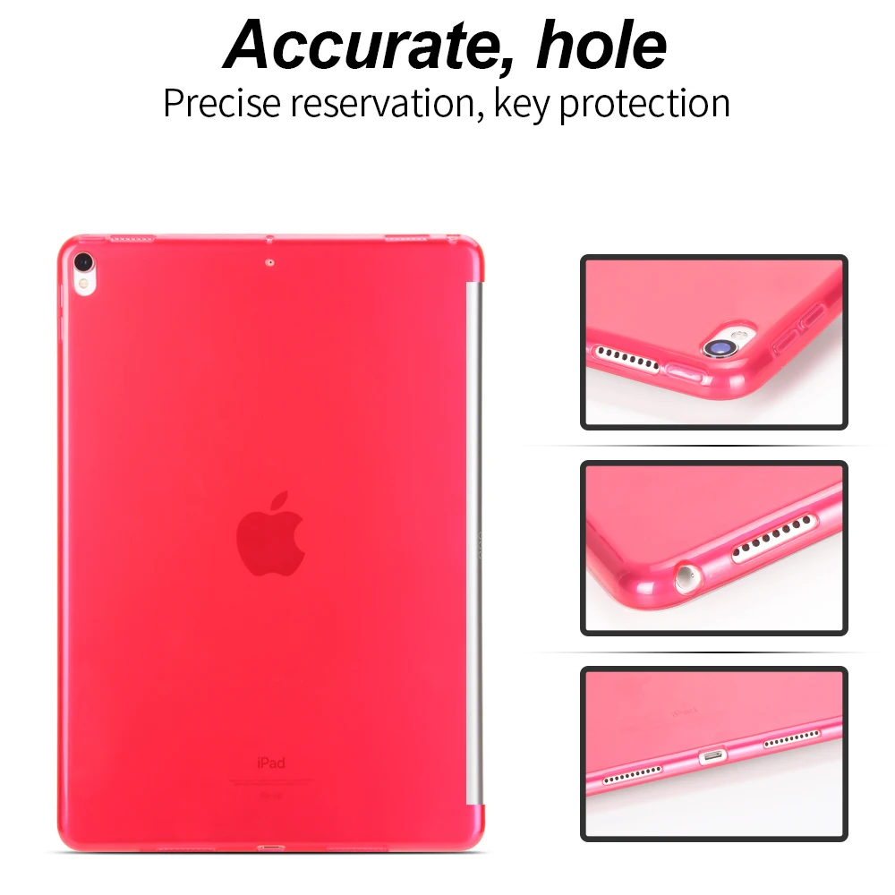 Чехол для iPad Air 3 2019 Pro 10 5 дюйма Ультратонкий Мягкий чехол из ТПУ ipad задняя крышка