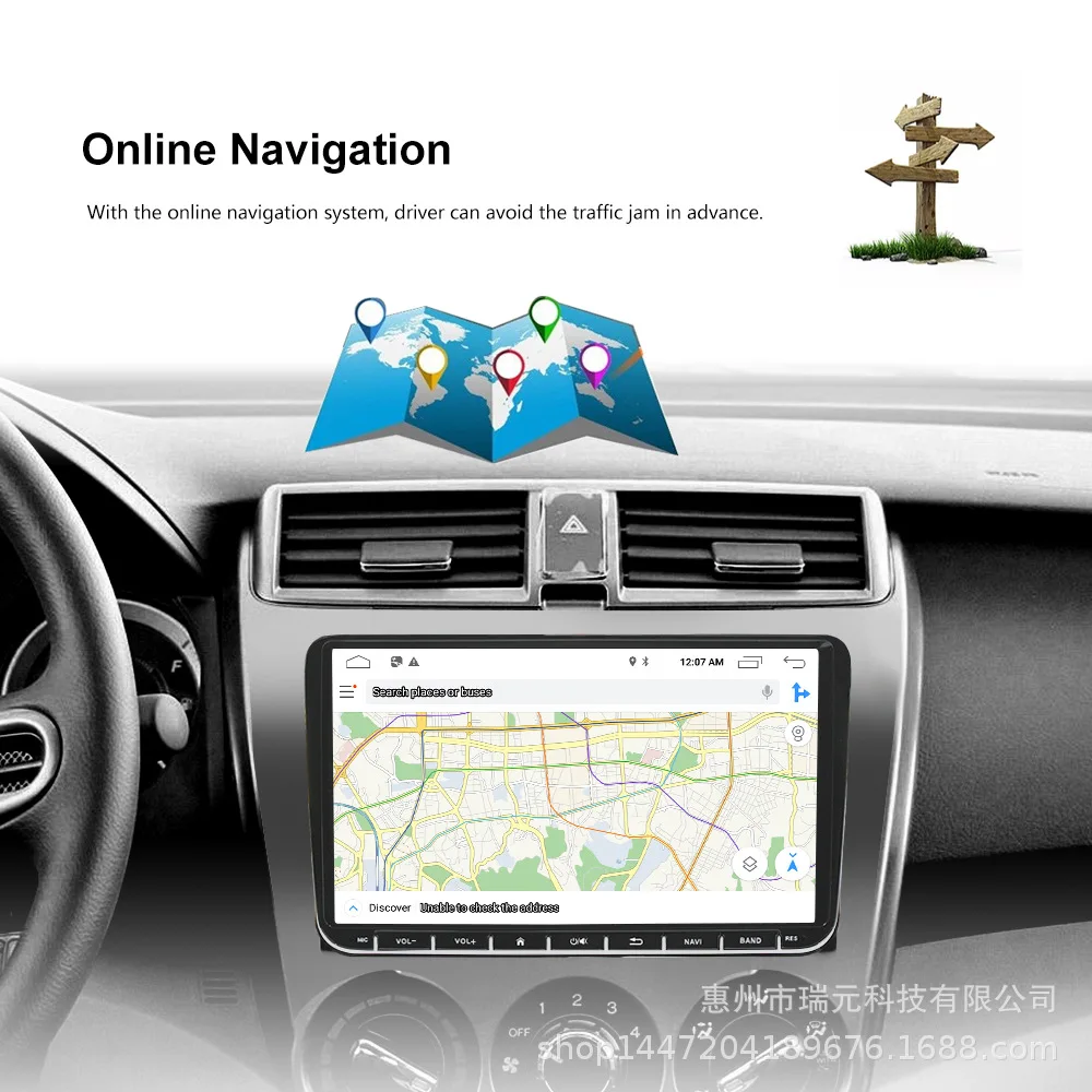 Discount 32G Car Multimedia GPS Radio Android 2din for golf octavia vw polo sedan scirocco cc bora passat Beetle Rapid Tiguan Amarok EOS 3
