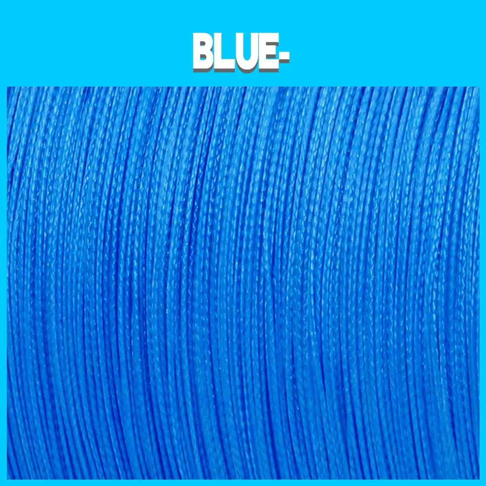 BAKAWA 8 braid 500M 300M 4 strands PE Braided Fishing Line 120 TO 10LB Multifilament Fishing Line cord linha multifilamento - Цвет: PE fishing line BLUE