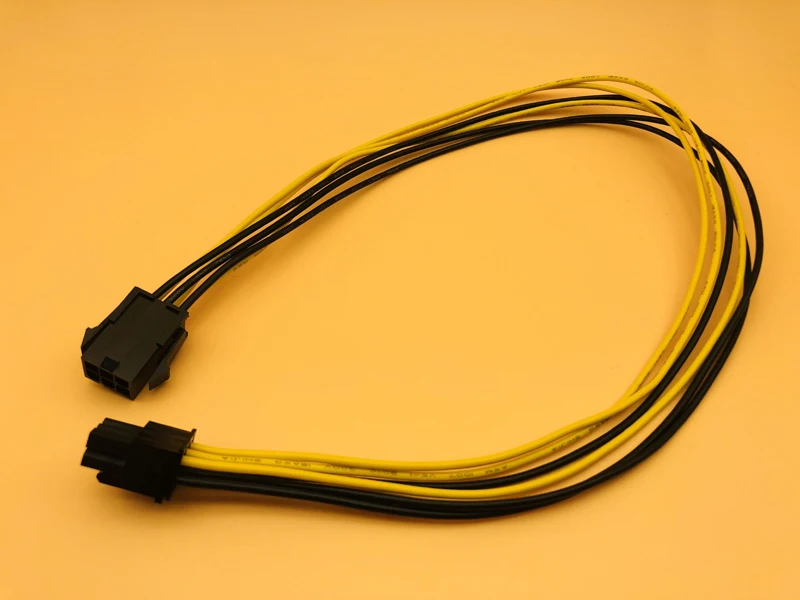 PCI-E PCIE PCI-Express 50cm 6P Male to 6Pin Male Graphics Video Card DIY Power Cable BTC Extended Miner Mining Wire 18AWG Cables