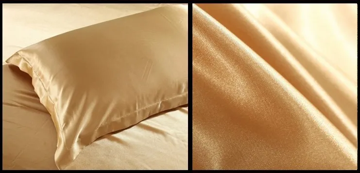 camel tan silk bedding set satin sheets queen full quilt duvet cover tan sheet set