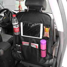 CARGOOL Car Backseat Organizer Auto Storage Bag Vehicle Back Seat Storage Holder with PVC Touch Screen Film