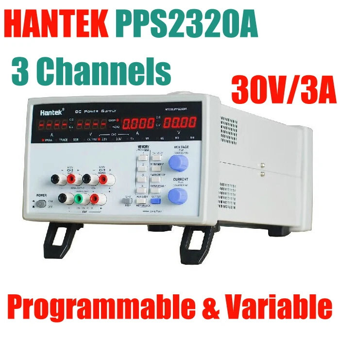 HANTEK PPS2320A Programmable Variable Adjustable DC Power Supply 3CH