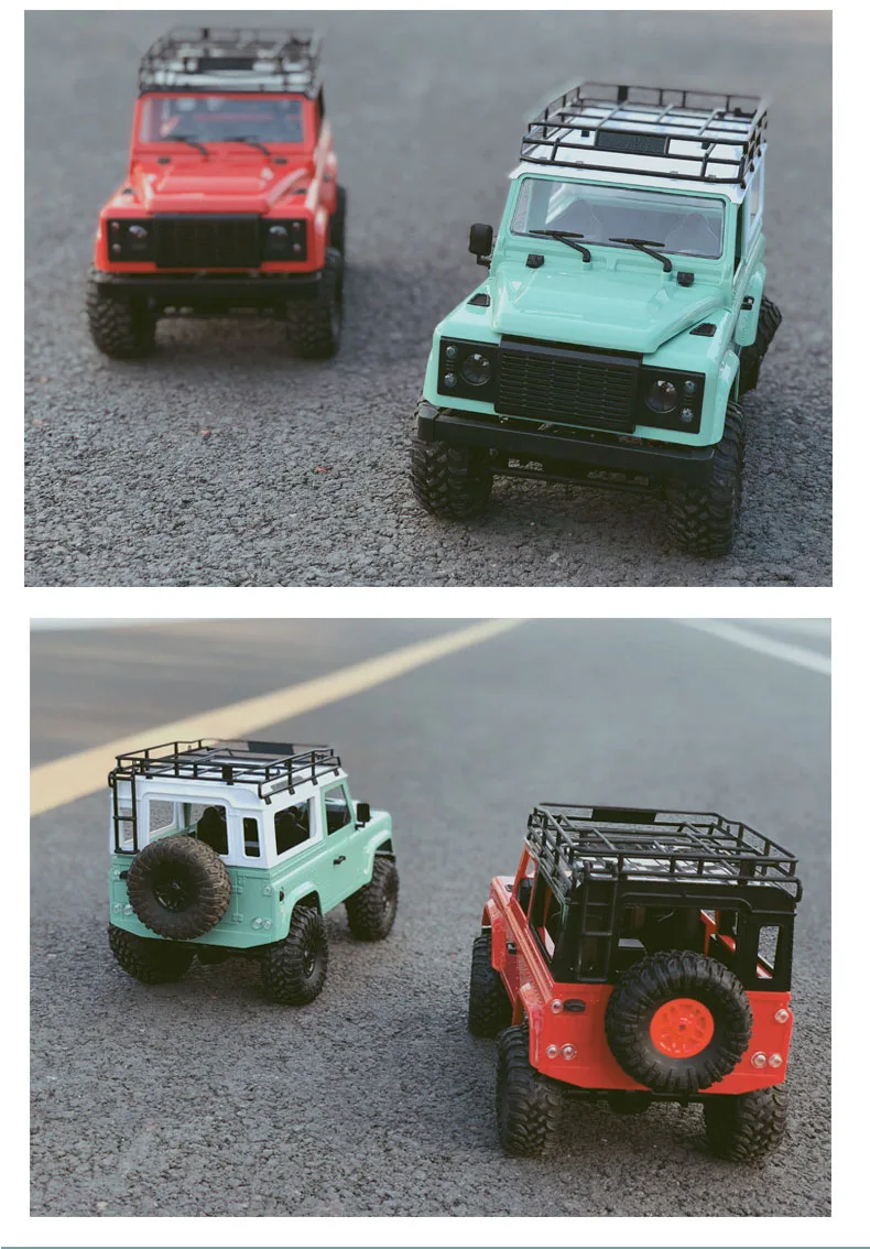 RC автомобиль MN-90 MN-91 RTR MN 1/12 1:12 2,4G 4WD пульт дистанционного управления Автомобили светильник светодиодный Сумки на крыше внедорожный гусеничный автомобиль грузовик игрушки