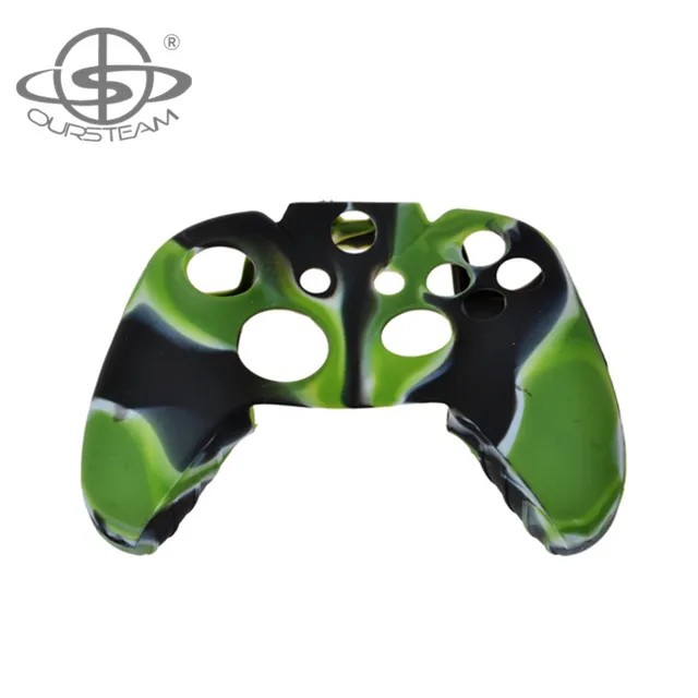 Best Offers OURSTEAM New Design 5 PCS Soft Camouflage Silicone Protective Case Cover For Xbox One Games Controller  free shipping