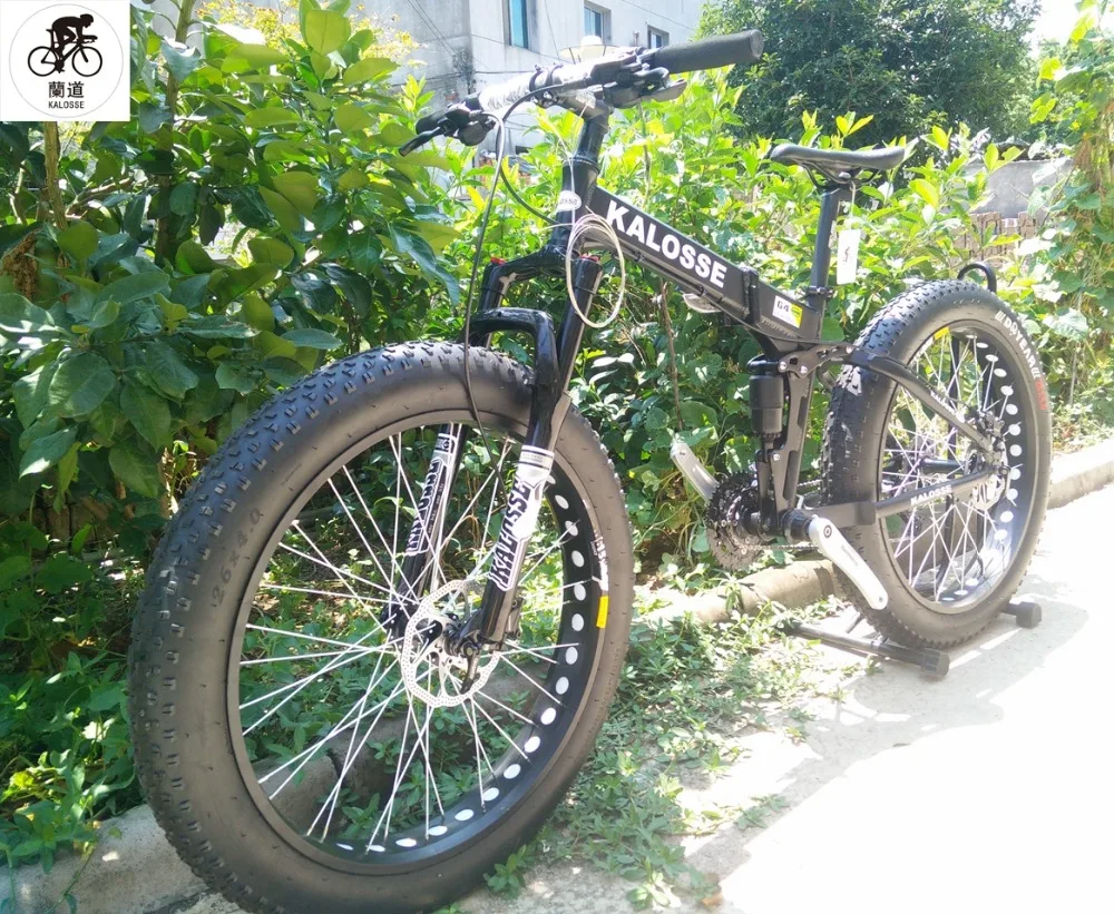 Discount Kalosse Folding DIY colors Snow bike 26*4.0 tires Soft-tail mountain bike 24/27/30 speed tyre dirt bike 0 Discount Kalosse Folding DIY colors Snow bike 26*4.0 tires Soft-tail mountain bike 24/27/30 speed tyre dirt bike 0