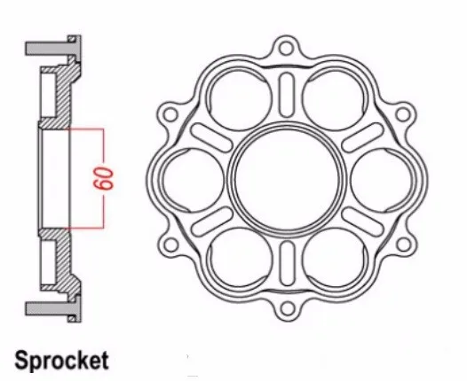 525 цепи 38T для поездок на мотоцикле Ducati 1098 1098R 1098S 2007-2009 1099 Steetfighter/S 1198 1198R 1198S 2009-2011Motorcycle задние колеса