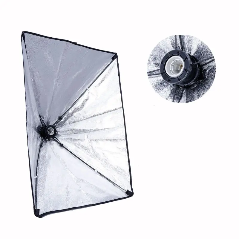 

50x70cm Studio Light Fr 4 Socket E27 Lamp Bulb Head Photography Softbox Umbrella