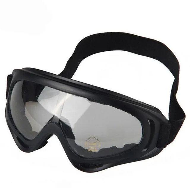 Защитные очки для страйкбола, тактические очки, очки для спорта на открытом воздухе, велосипедные очки, военные армейские очки с защитой от уф400 лучей, долговечные очки - Цвет: Transparent