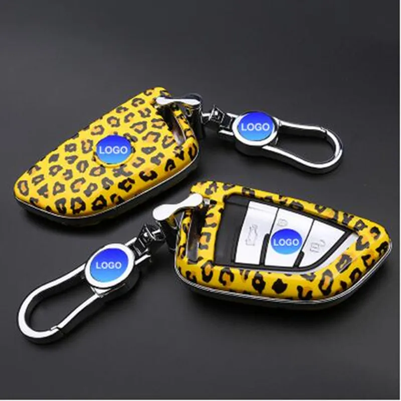 Фиолетовый желтый белый дизайн cooleye Автомобильный держатель для ключей BMW стиль