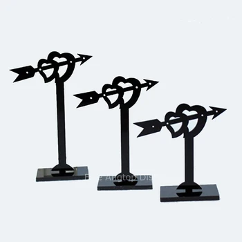 

Set of 3PCS Display Tree Jewelry Earrings High End Black Acrylic Stand For Earring Trade Show Gallery Store Exhibit Presentation
