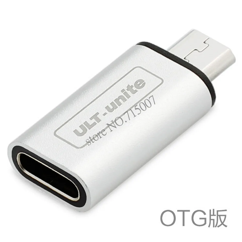 Высокое качество розовое золото металл USB 3 1 type C Женский Micro 2 0 Мужской адаптер для