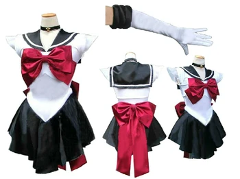 

Sailor Moon Cosplay Sailor Pluto Meiou Setsuna Costume Women's Dress Sailor Suits