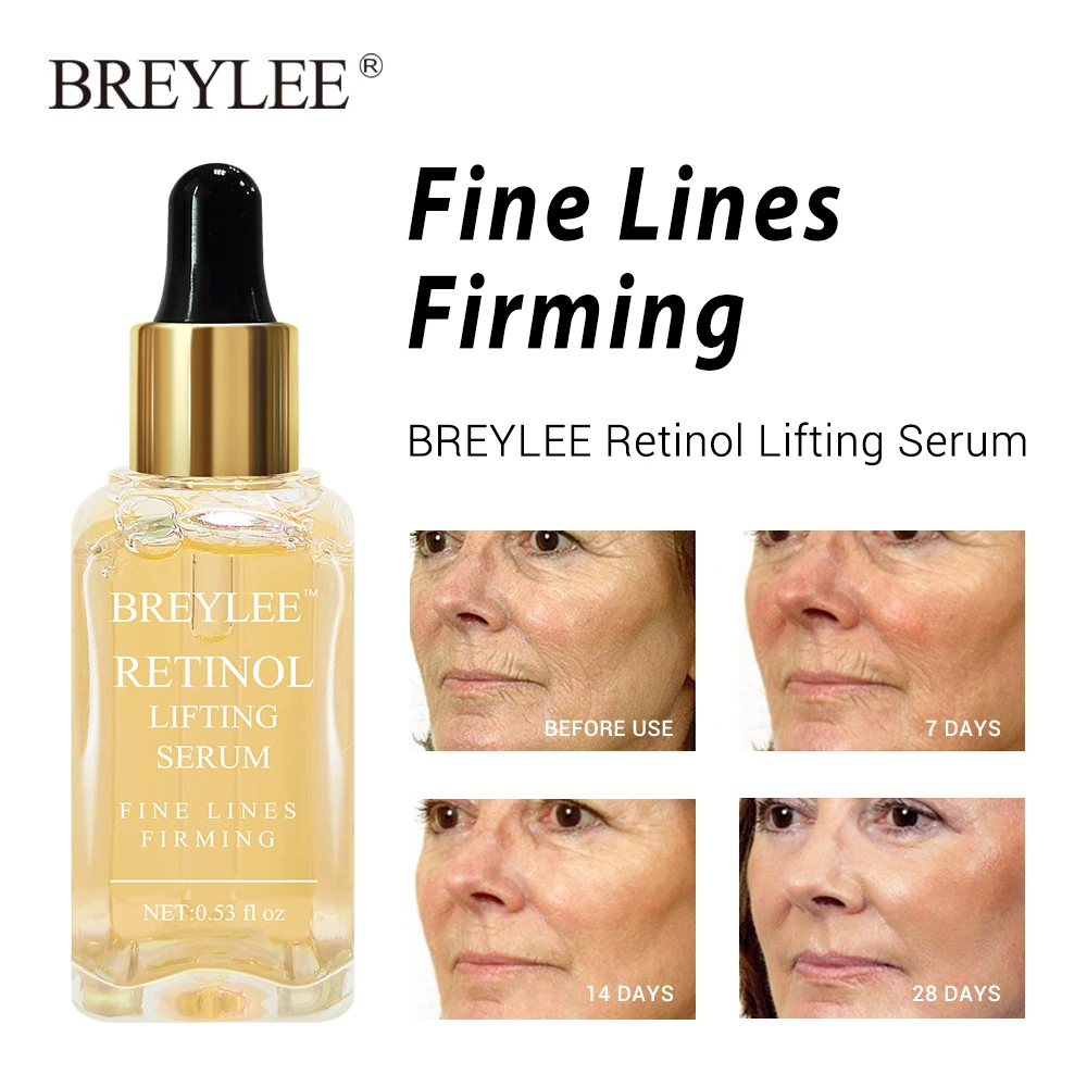 BREYLEE 2pcs Rose Nourishing Serum Retinol Lifting Firming