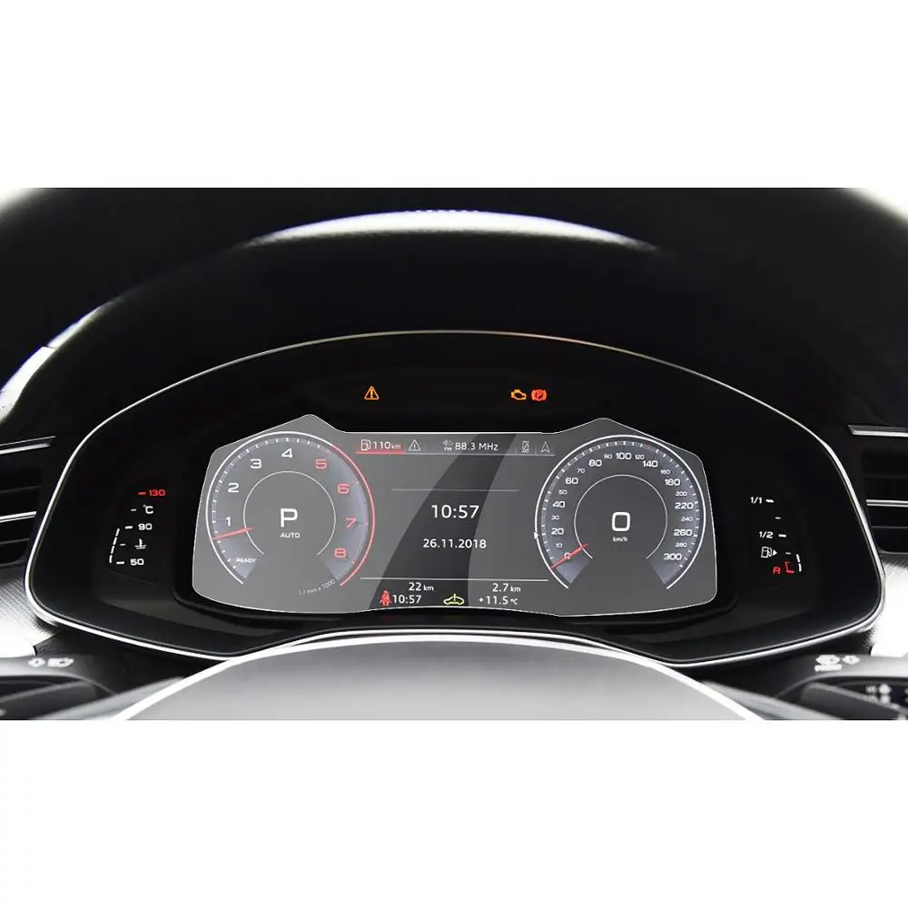 Экран ruiya протектор Audi A6 A7 Q8 LCD приборная панель экран 9H закаленное стекло Защита
