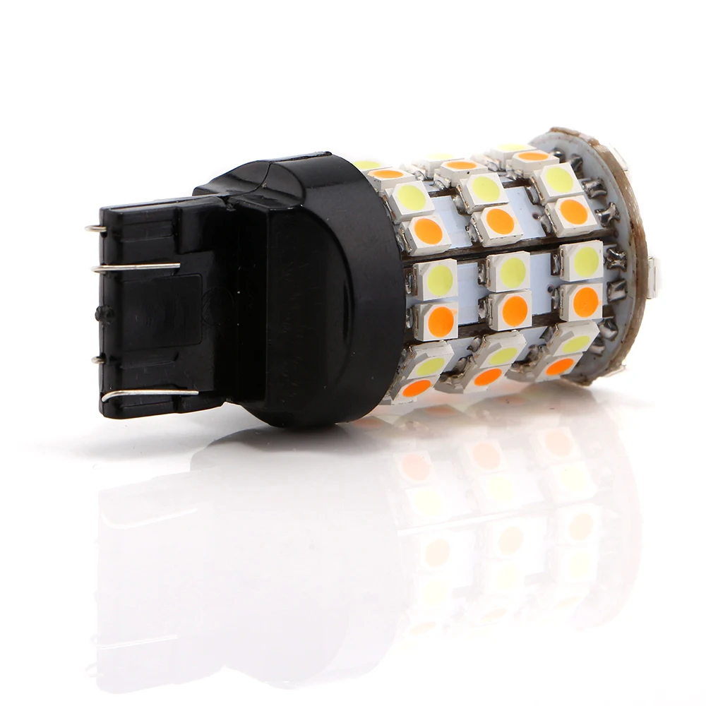 YM E Bright 4 шт. 7443 W21/5 Вт T20 автомобильный светильник DRL с поворотным сигналом