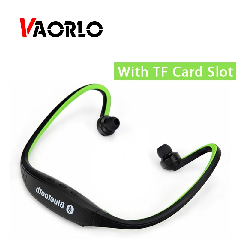 

VAORLO Sport Wireless Bluetooth Headphone Handsfree Headphone Running Earphones For Mobile Phone Support TF Card S9 Earphone