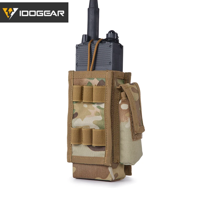 

IDOGEAR Tactical MOLLE PRC-148/152 Radio Pouch Walkie Talkie Military Outdoor Sports Hunting Airsoft Gear 3521
