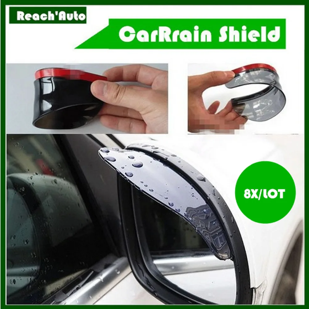 Free Shipping 16pcs/Lot Car universal Rain Shield Flexible Peucine Car