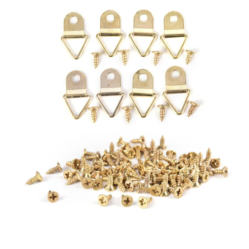 Lot 20//100pcs Photo Frame Cross-stitch Hook Rings Picture Hanger Accessories