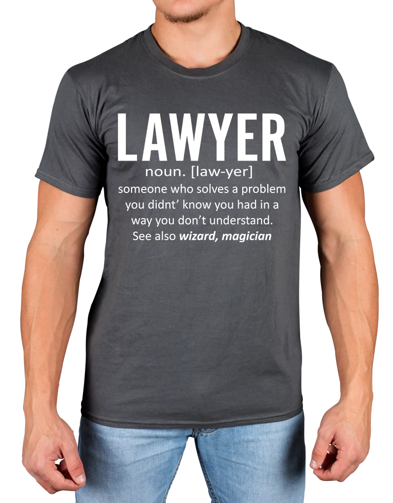 Lawyer T shirt Define Law Novelty Funny OfficeTShirts AliExpress