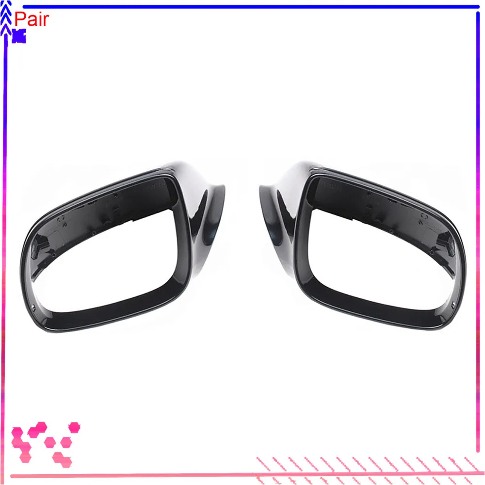

Black Left Right Rearview Wing Mirror Cover Cap For AUDI Q5 8R SUV 09-17 Q7 10-15 8R0857527 8R0857528 8R0857527A 8R0857528A