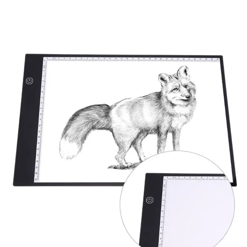 

A4 Portable LED Drawing Copy Board Pad Table Writing Painting Light Artcraft Digital Tablets Smart Memory Function Toy