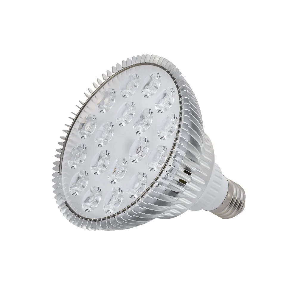 

4PCS 54W E27 Led Grow Light 85-265V High power Led 12red 6Blue LED Grow light for flowering plant and hydroponics system