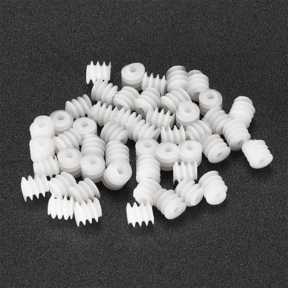 

Uxcell New Hot Sale 50pcs/lot 6x6 6x8 2A Plastic Gear for DIY Cars Robot Motor Model Production Technology Toy Accessories