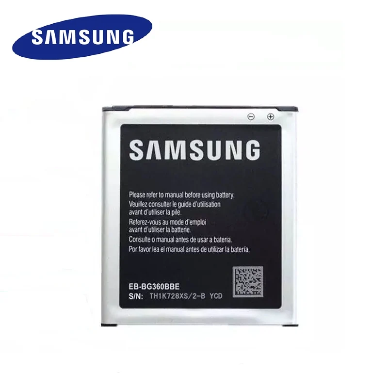 Оригинальный аккумулятор Samsung для Galaxy Core Prime G360 G361 G360V G3608 G360H J200 EB BG360CBE NFC 2000 мАч|Аккумуляторы мобильных