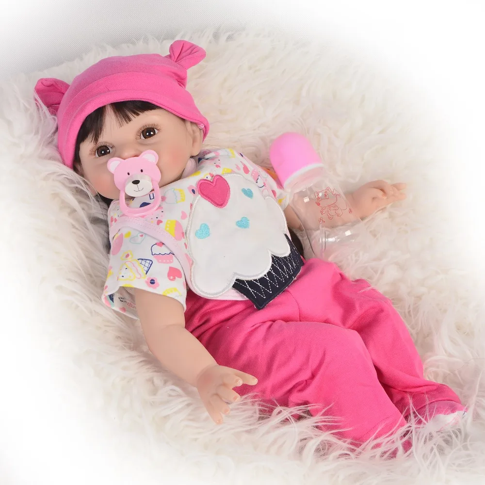 55 см кукла силиконовая ручной работы Reborn Baby 22 &quotигрушка bonecas новорожденный
