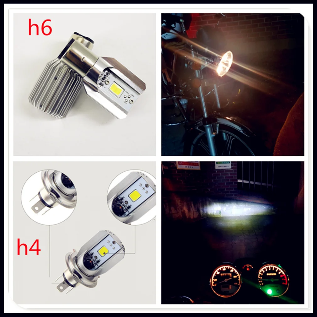 Bombilla para faro delantero de motocicleta, Bombilla H6 h4 6000k para SUZUKI RGV250 VS800
