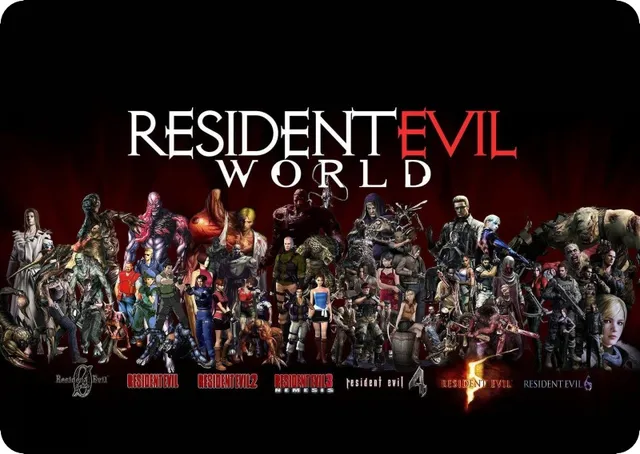 resident evil mouse pad