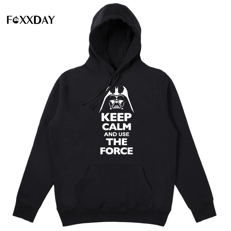 

STAR WARS Hoodie 2018 New winter Men casual letter printed tops quality long sleeve Hoodies Sweatshirts Pop Pullover