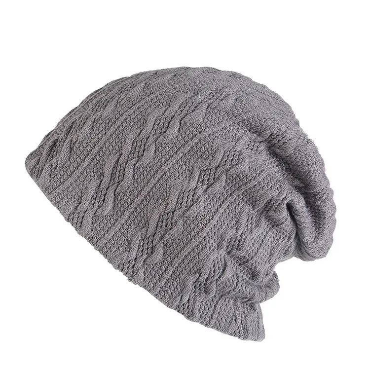 2018 Winter New Knitted Lining Plus Cotton Women's Hats Men Hat a Cap Beanie Hats Soild Color Skullies & Beanies ACI168 (5)