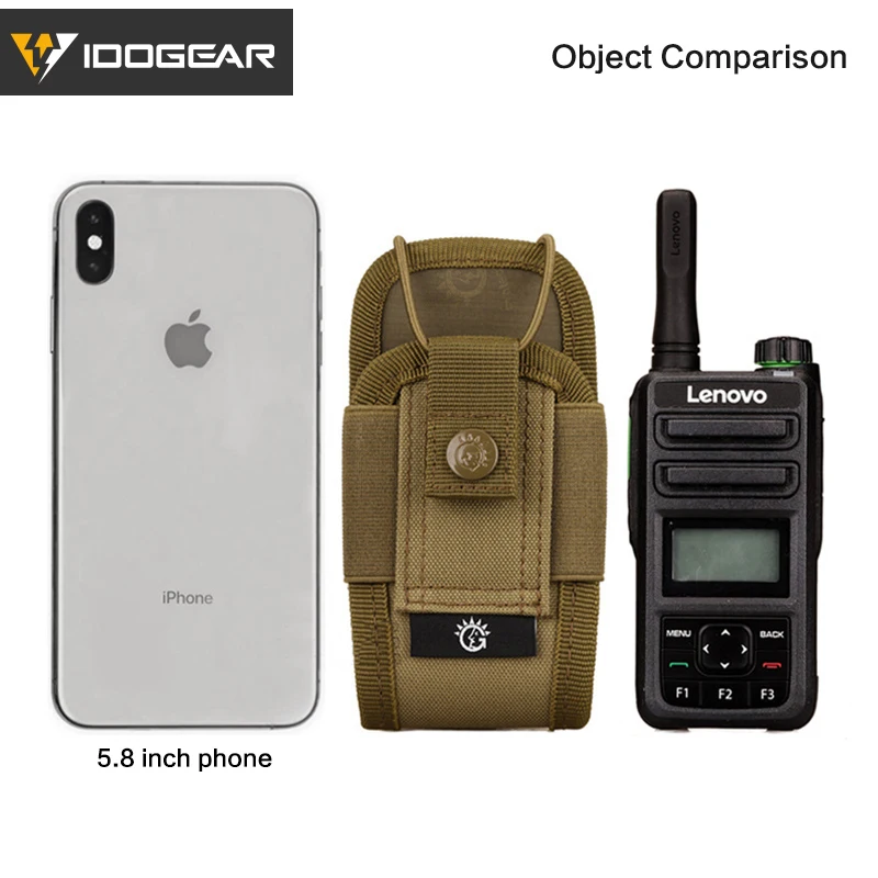 Мини сумка для радиоприемника IDO GEAR маленькая переносная рация с системой Молле