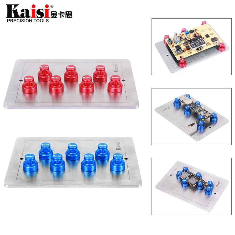 Kaisi Universal DIY Stainless Steel Mobile Phone PCB Circuit Board Holder Fixture Repair Tool for Mobile wozniak 100% original zillion x work zxw dongle repair mobile phone circuit board repair mobile phone pcb the circuit diagram
