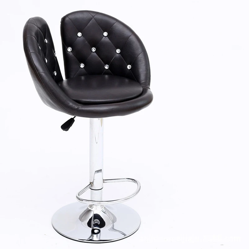 Lounge Bar Chair A Single Swivel Chair Can Lift High Rotatable Metal Frame Multi-color Optional with The Back of A Chair Lounge Bar Chair A Single Swivel Chair Can Lift High Rotatable Metal Frame Multi-color Optional with The Back of A Chair