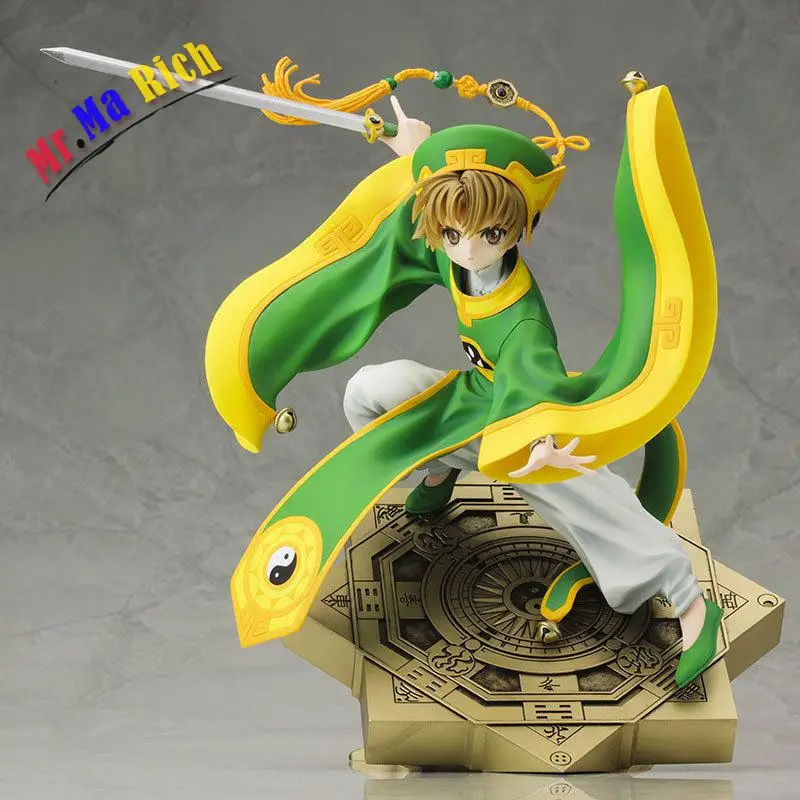 Аниме 20 см Cardcaptor Sakura Li Syaoran 1/7 Масштаб ПВХ окрашенные Фигурки Коллекционная модель