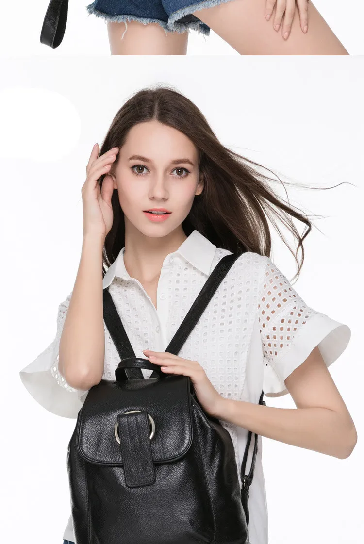 real cowskin women backpack (3)