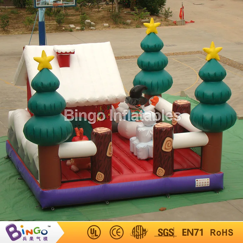 Christmas inflatable bouncing castle with christmas snowman factory direct sale BG-A0853-6 toy