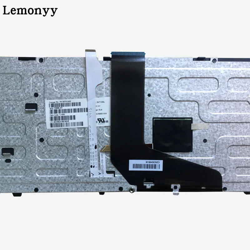  Russian laptop keyboard FOR HP for ZBOOK 15 17 G1 G2 PK130TK1A00 SK7123BL with backlight/Pointer 73