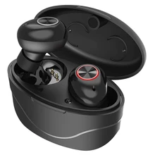 SOONHUA двойные наушники-вкладыши беспроводные наушники мини Вт-наушники BT 5,0 с микрофоном и зарядным кабелем