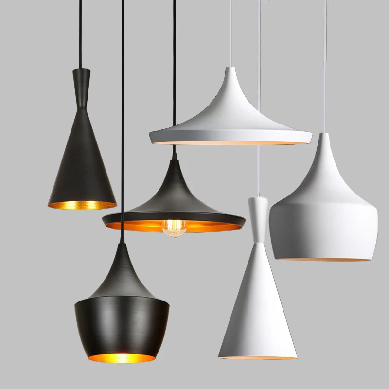 

Oloey Metal Retro Vintage Pendant Lights E27 AC110-240V Hanging Lamp For Restaurant Kitchen Light aisle Dinging Room