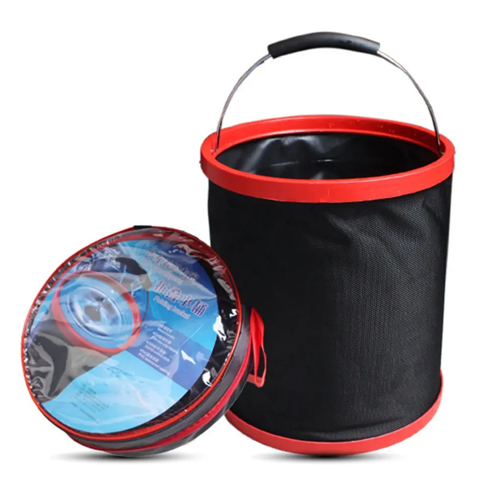 12L Thick 2000D Oxford Cloth Folding Bucketin Car Trash from