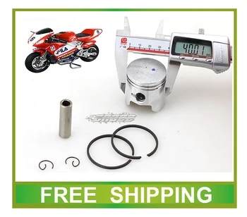

pocket bike 40mm 44mm piston ring 47cc 49cc mini moto atv quad accessories free shipping