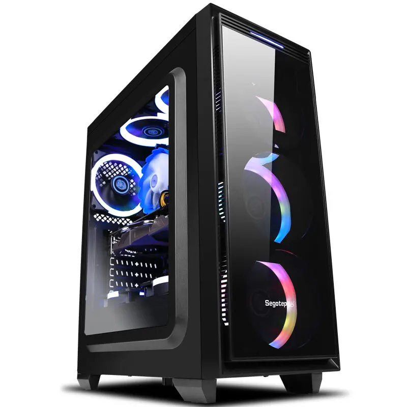 Kotin Z1 игровой ПК Intel i7 8700 3,2 GHz GTX 2060 настольный компьютер 256G SSD 8 GB Оперативная память ASUS Z370 120 мм водяного охлаждения жидкостного