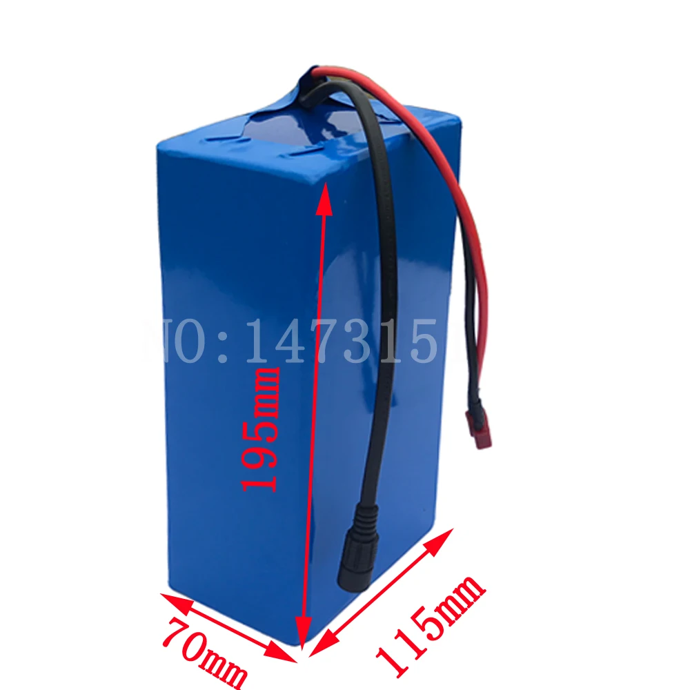 Discount 36v 500w battery 36v 12ah electric bicycle battery 36v 12ah Lithium ion battery with 15A BMS+54.6V 2A charger duty free 8