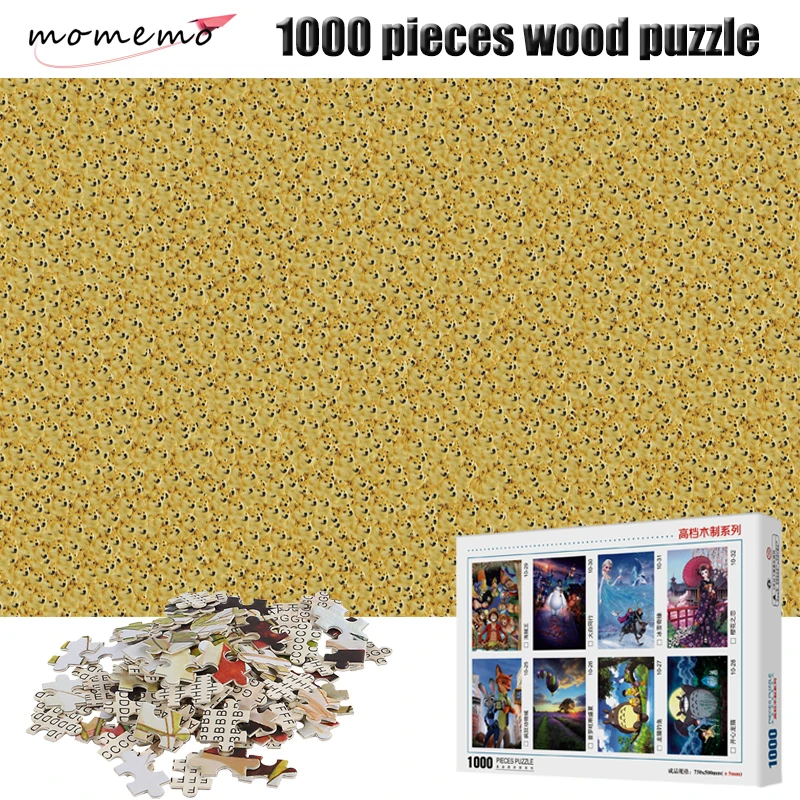 

MOMEMO Spiritual Pollution Spoof The Stick Puzzle 1000 Pieces Outfit God Annoying Dog Adults Jigsaw Puzzle Game Novel Gifts